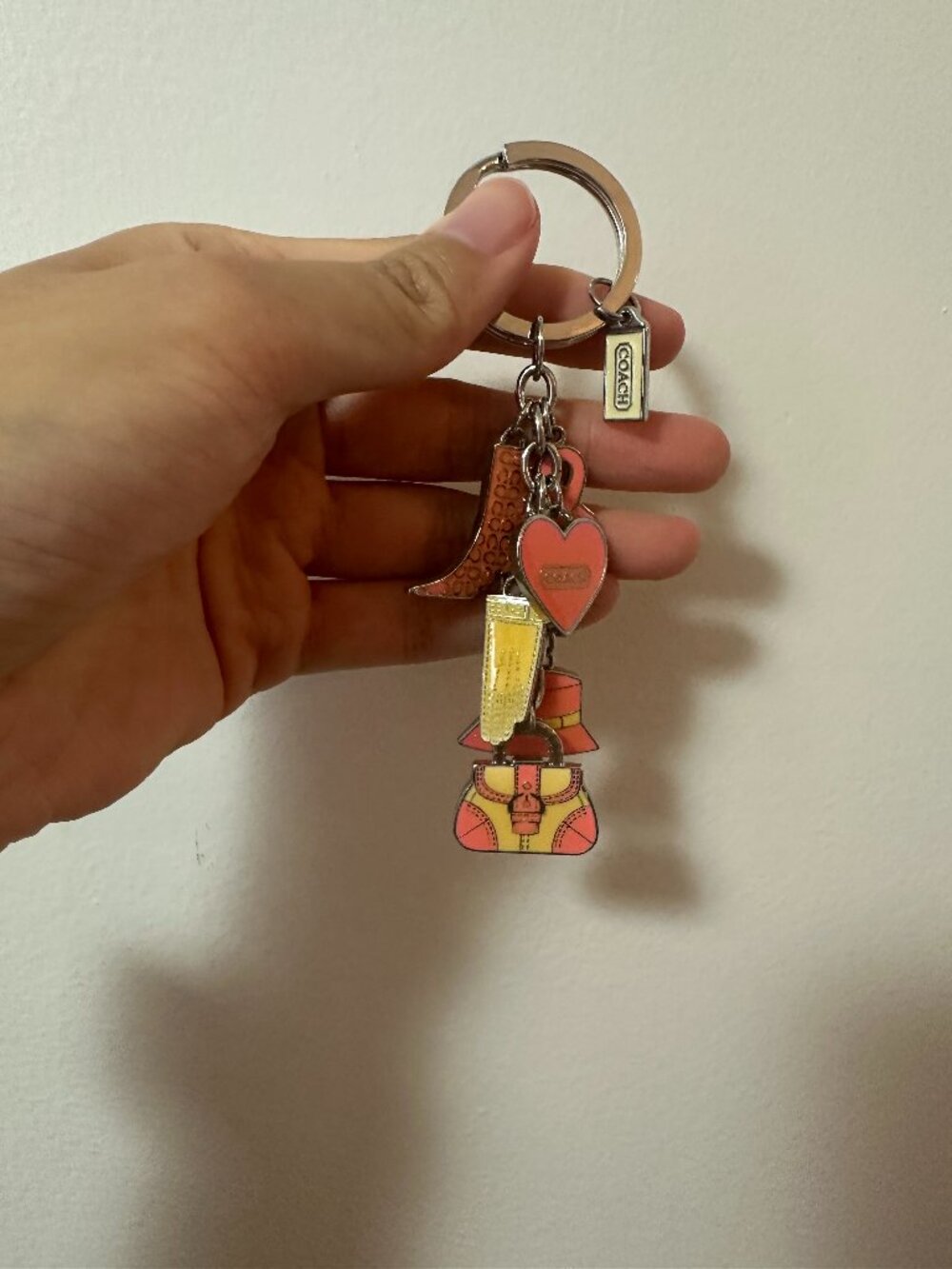 Coach Breast Cancer Awareness Mix Keyfob/Keychain